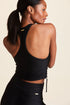 CINCH BRA TOP - BLACK